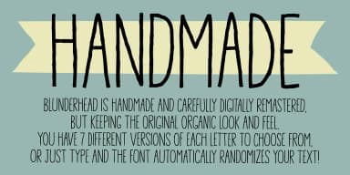 Blunderhead by Pizzadude.dk — Display Font — thumbnail 5