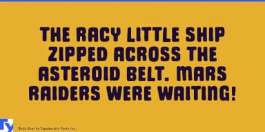 Body Goat by Typodermic Fonts Inc. — Decorative Font — thumbnail 3