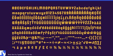 Body Goat by Typodermic Fonts Inc. — Decorative Font — thumbnail 5