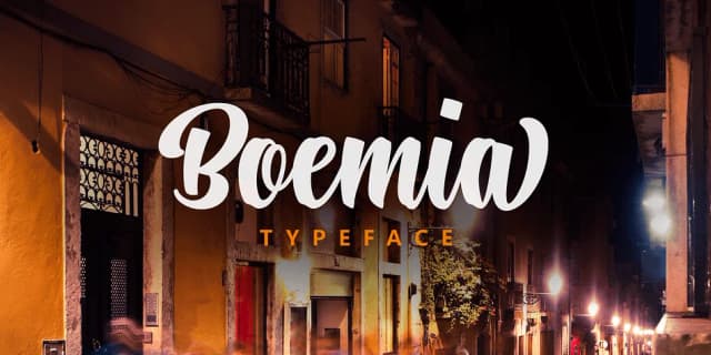 Boemia by Pedro Teixeira — Script Handwritten Font