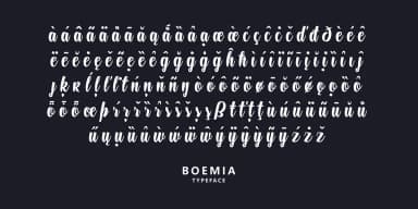 Boemia by Pedro Teixeira — Script Handwritten Font — thumbnail 6