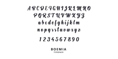 Boemia by Pedro Teixeira — Script Handwritten Font — thumbnail 7
