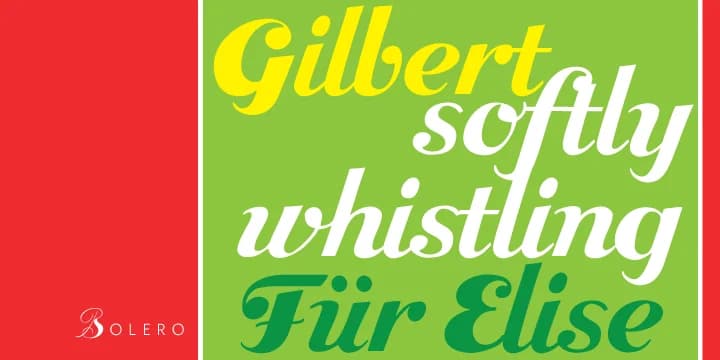 Bolero by Canada Type — Script Handwritten Font