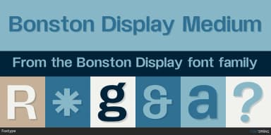 Bonston Display by Foxtype — Display Font — thumbnail 2
