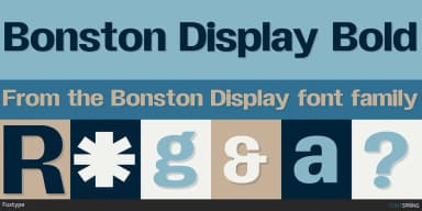 Bonston Display by Foxtype — Display Font — thumbnail 4