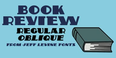 Book Review JNL by Jeff Levine Fonts — Decorative Font — thumbnail 1