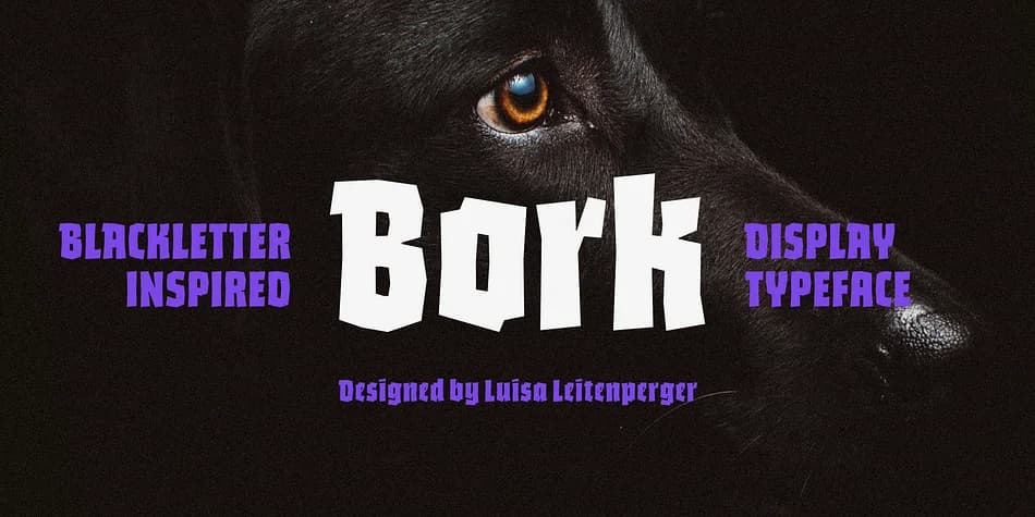 Bork by Harbor Type — Blackletter Font