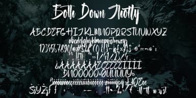 Both Down Jhotty by Ayska — Script Handwritten Font — thumbnail 5
