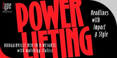 Bougainville Neo by Type Associates — Decorative Font — thumbnail 4