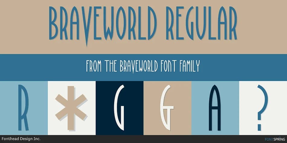 BRAVEWORLD by Fonthead Design — Decorative Font