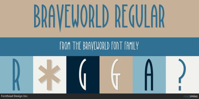 BRAVEWORLD by Fonthead Design — Decorative Font
