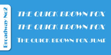 Broadway No2 by SoftMaker — Decorative Font — thumbnail 4