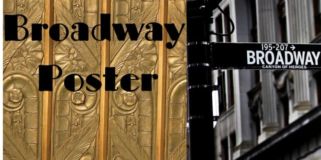 Broadway Poster by FontHaus — Decorative Font
