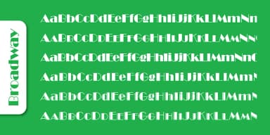 Broadway Pro by SoftMaker — Decorative Font — thumbnail 3