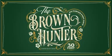 Brown Hunter by Alit Design — Blackletter Font — thumbnail 1