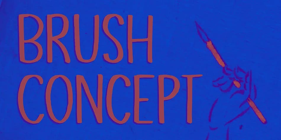 Brush Concept by Kitchen Table Type Foundry — Display Font
