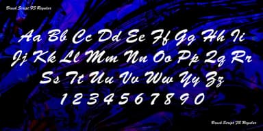 Brush Script FS by FontSite Inc. — Script Handwritten Font — thumbnail 2