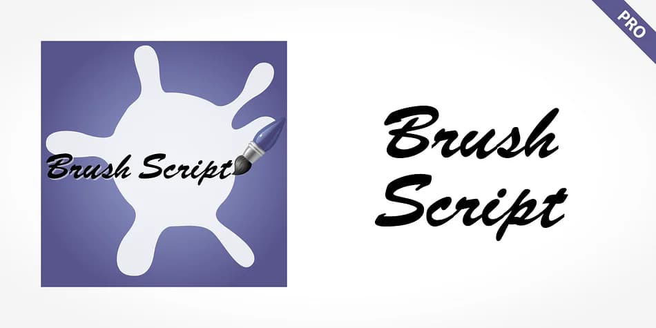 Brush Script Pro by SoftMaker — Script Handwritten Font