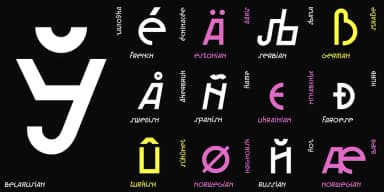 BRUSQUE by ParaType — Decorative Font — thumbnail 4