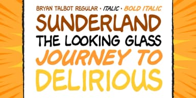 Bryan Talbot by Comicraft — Decorative Font — thumbnail 2