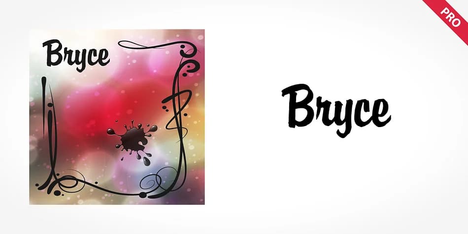 Bryce Pro by SoftMaker — Script Handwritten Font