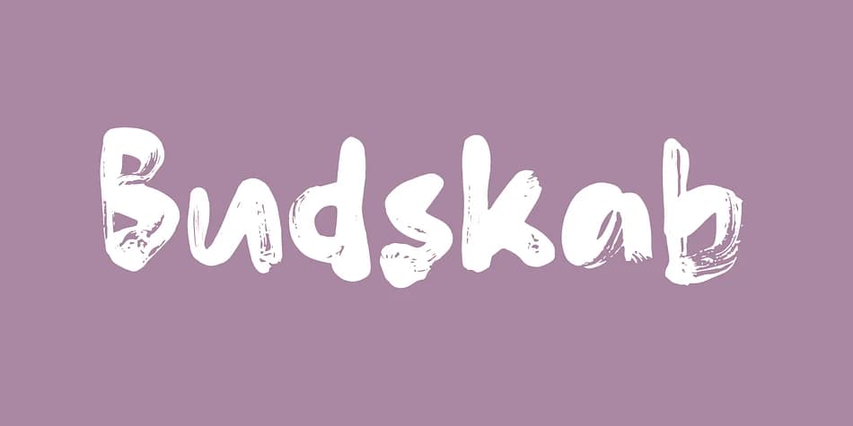 Budskab by Bogstav — Display Font
