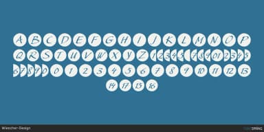 Bullet Numbers by Wiescher-Design — Dingbats Font — thumbnail 5