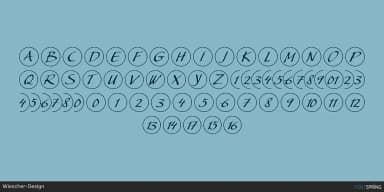 Bullet Numbers by Wiescher-Design — Dingbats Font — thumbnail 6