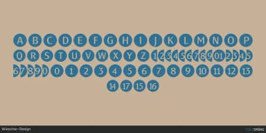 Bullet Numbers by Wiescher-Design — Dingbats Font — thumbnail 7