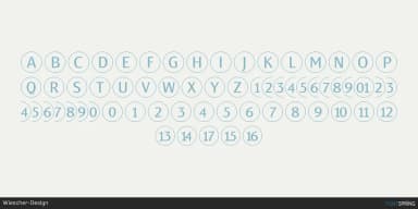 Bullet Numbers by Wiescher-Design — Dingbats Font — thumbnail 8