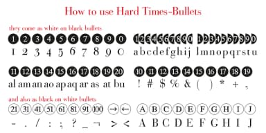 Bullets by Wiescher-Design — Dingbats Font — thumbnail 10