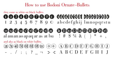 Bullets by Wiescher-Design — Dingbats Font — thumbnail 7