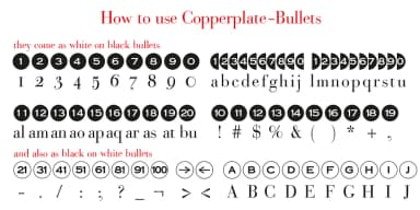 Bullets by Wiescher-Design — Dingbats Font — thumbnail 8