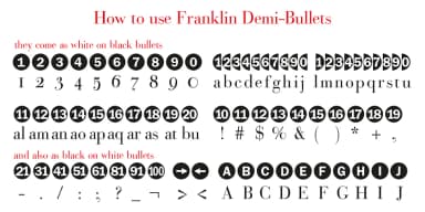 Bullets by Wiescher-Design — Dingbats Font — thumbnail 9