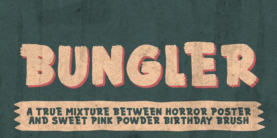 Bungler by Bogstav — Display Font