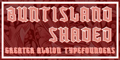 BUNTISLAND by Greater Albion Typefounders — Blackletter Font — thumbnail 3