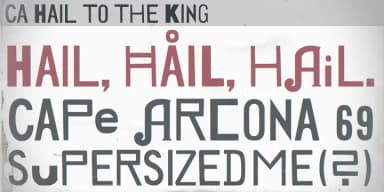 CA HAIL TO THE KING REGULAR by Cape Arcona Type Foundry — Decorative Font — thumbnail 3