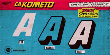 CA KOMETO by Cape Arcona Type Foundry — Decorative Font — thumbnail 2