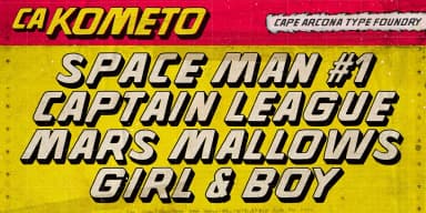 CA KOMETO by Cape Arcona Type Foundry — Decorative Font — thumbnail 3