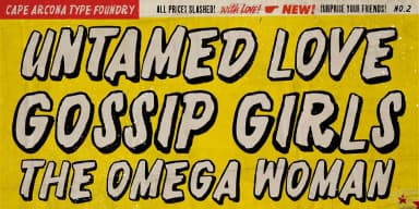 CA SMUT by Cape Arcona Type Foundry — Decorative Font — thumbnail 2