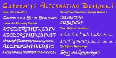 Caboom by Wiescher-Design — Script Handwritten Font — thumbnail 4