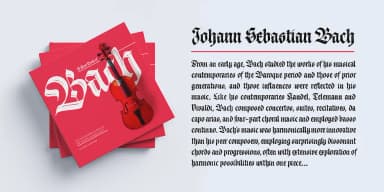 Cal Fraktur Brush by Posterizer KG — Blackletter Font — thumbnail 6