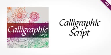 Calligraphic Script Pro by SoftMaker — Blackletter Font — thumbnail 1