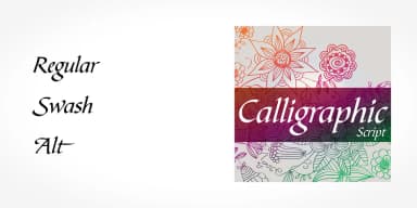 Calligraphic Script Pro by SoftMaker — Blackletter Font — thumbnail 2