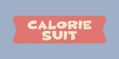 CALORIE SUIT by Pizzadude.dk — Decorative Font — thumbnail 1