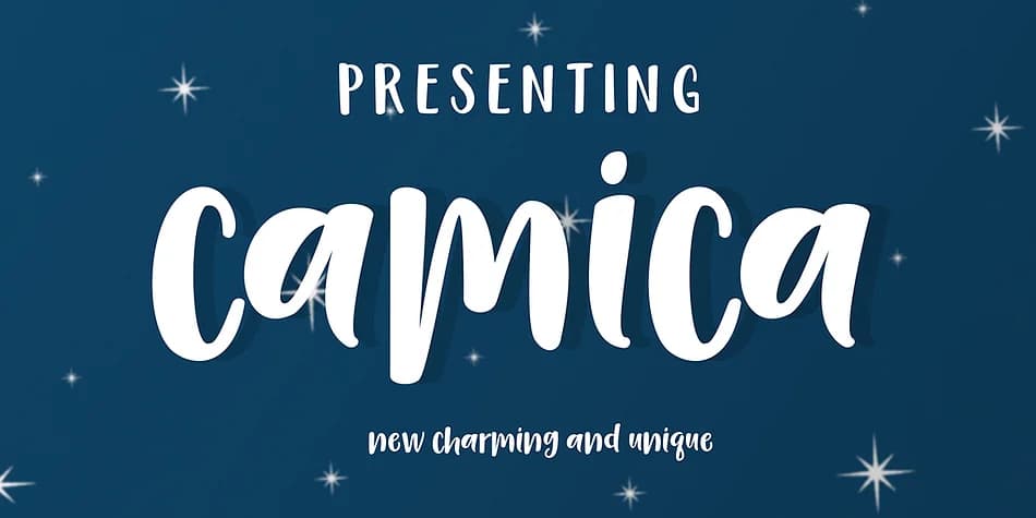 Camica by Genesislab — Script Handwritten Font — preview 1