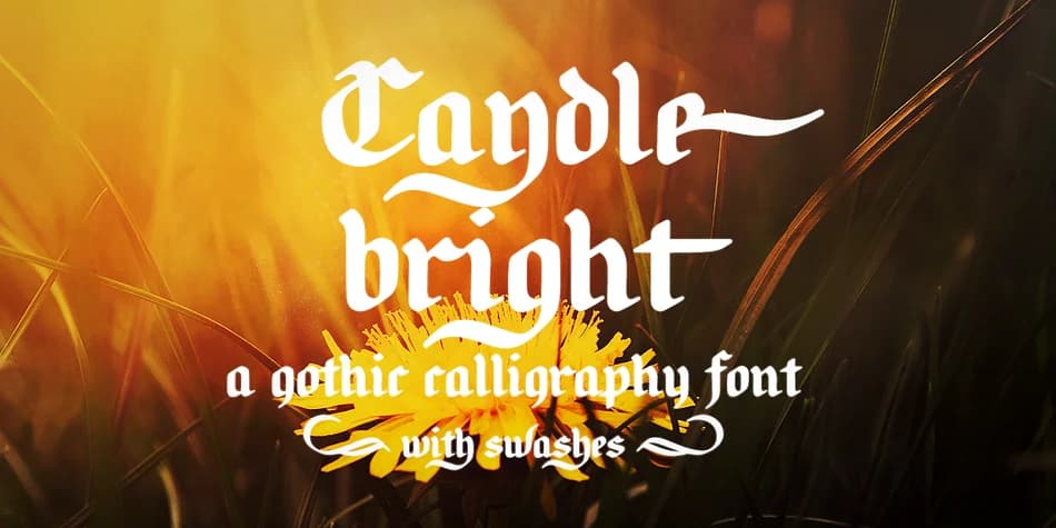 Candlebright by Ana's Fonts — Blackletter Font — preview 1