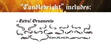 Candlebright by Ana's Fonts — Blackletter Font — thumbnail 5