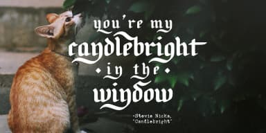 Candlebright by Ana's Fonts — Blackletter Font — thumbnail 6