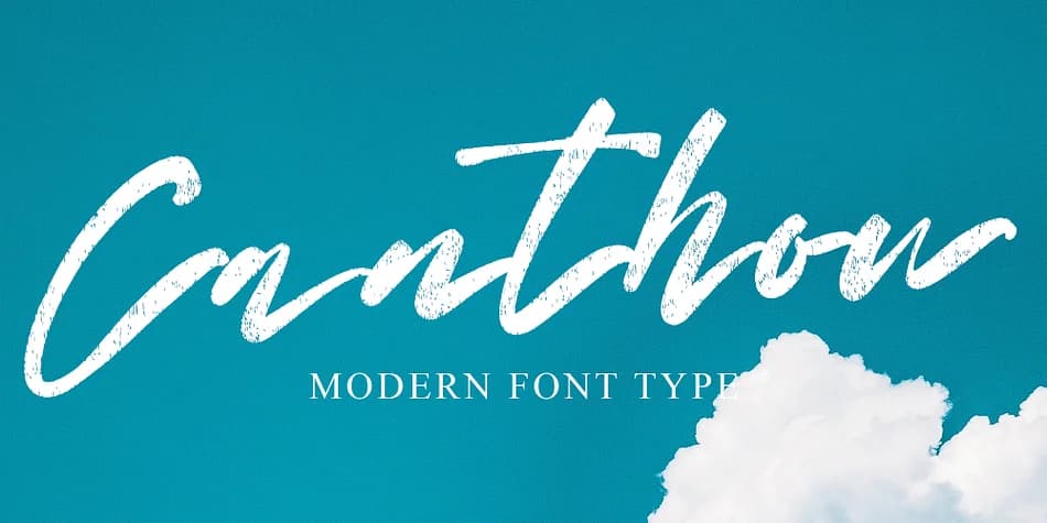 Canthou by Ayska — Script Handwritten Font